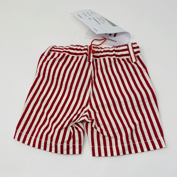 Il Gufo**Red Striped Baby Boy Shorts**6 Mo. $138 - Picture 2 of 2